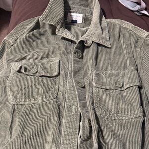 American Eagle Olive Corduroy Jacket